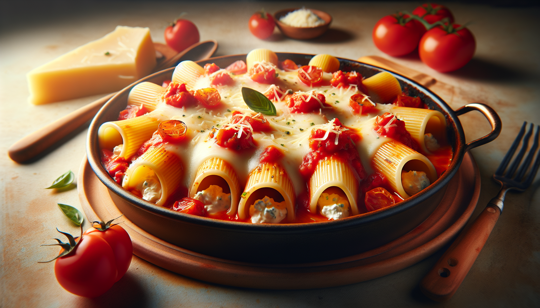 paccheri ripieni al forno